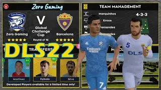 Dream League Soccer 2022 | Android Gameplay Walkthrough | Global Challenge Cup #01 ( FC Barcelona !)