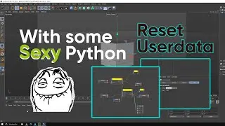 YangTut1 | Reset to default any Userdata by Using Python | C4D