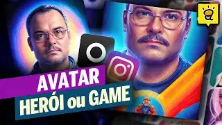 Como criar um AVATAR de herói ou game no aplicativo LENSA
