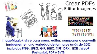 Crear PDFs y editar imágenes desde una terminal instalando ImageMagick en Linux (Debian 10)