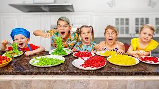 Let's Cook Pasta with Alex and Dad! 🛒🍝 Learning in the Store