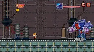 Game Boboiboy Papazola 5 - Stage 6 - Boboiboy vs Probe 2