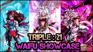 WAIFU'S ATTACK | TRIPLE : 21 Showcase ( DB Legends )