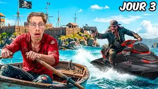 I attempted to survive 7 days stranded at sea! (Sunkenland)