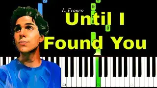 Stephen Sanchez - Until I Found You | EASY Piano Tutorial - Synthesia