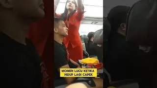 funny moment when near the beautiful flight attendant ‼️‼️