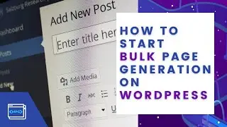 How to Start Page Generation on WordPress with MPG