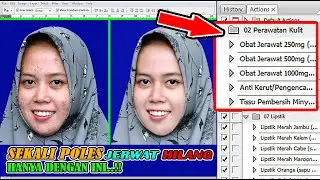 Cara Menghilangkan Jerawat Dengan Actions OBAT JERAWAT Pada Photoshop // ARKOJA TUTORIAL