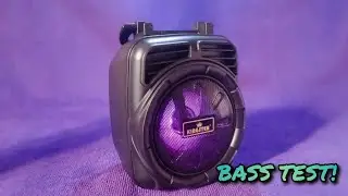 KINGSTER Portable Wireless Speaker! | Quick Review and Sound Test!