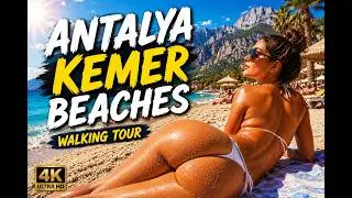 ANTALYA KEMER BEACH HIKING TOUR | Türkiye OCTOBER 2025 4K
