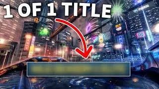 The RAREST Titles in Rocket League 2021