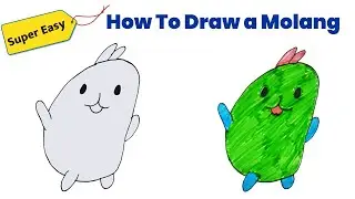 Molang - How to draw Molang For Beginners | Art Video