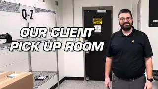 Our Client Pickup Room in Our Trade Print Shop | Quick Tour