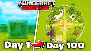 I Survived 100 Days on Just 3 Layer Dirt In Minecraft