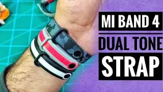 Mi Band 4 Dual Tone Strap |  Mi Band 4 Straps | Mi Band 4 | Mi Band 4 Camouflage Strap
