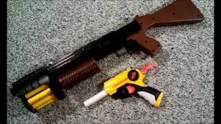 Nerf Nitefinder and a mini Doom
