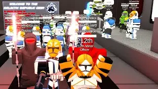 TGR POKEE CO HOSTING A HI-COMM PATROL - 501st ON TOP?? ROBLOX STARWARS TIME!!!