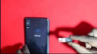 Asus Zenfone Max Pro M2: insert SIM cards and Microsd card