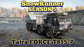 Tatra FORCE T815-7 Customization | Season 5 SnowRunner
