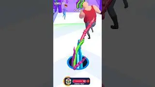 Alien Hole 3D game in MAX LEVEL ( Level - 21 ) #shorts #gaming #alienhole