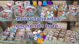 Preparativos para o aniversário, enchendo as lembrancinhas #2° ,#bolofofos #2aninhos #aniversario