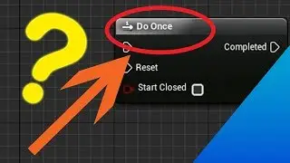 How to use the Do Once Node || Macros || UE4 TUTORIALS