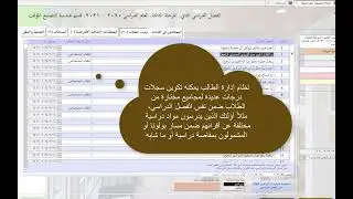 أساسيات إدارة الفصول الدراسية والخدمات التي تجنيها اللجان الامتحانية في نظام إدارة الطالب
