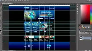 Crear paginas web || Photoshop || Create web page with photoshop