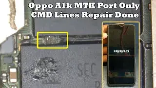 Oppo A1k MTK Port Only Repair eMMC Lines & Dead Boot Repair