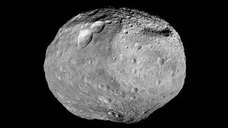 On the surface of the asteroid West, two unidentified objects were found!