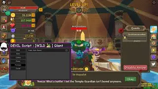 [WILD🏜️] Giant Simulator👻Most Powerful Auto Farm, Auto Quest Script Unpatched | DEVIL Script