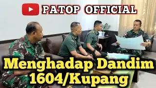 KEGIATAN ASNIK TOPOGRAFI TOPDAM IX/UDAYANA DI KODIM 1604/KUPANG