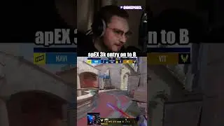 apEX with an insane B site entry 😬 #ohnepixel #iemcologne #cs2 #esports #apEX #vitality #navi