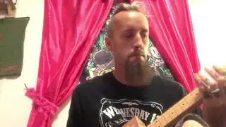 Personal Jesus covered on 3 string blues box guitar
