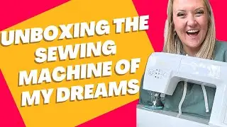 Baby Lock Sashiko unboxing!! Unboxing my dream Sewing Machine!