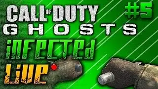 "That Was Close!" CoD Ghosts : Infected Gameplay - LIVE #5 (Call Of Duty Ghosts Infected Gameplay)