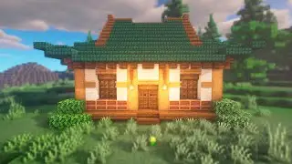 Небольшой Японский дом в майнкрафте: Tutorial minecraft