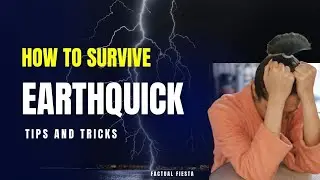 Earthquake Survival: Be Prepared||  ||Earthquake Safety Tips by @Factual_Fiesta_ || #earthquick
