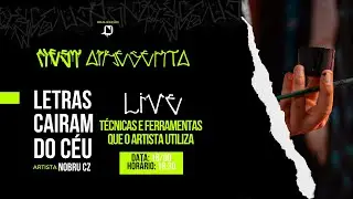 LIVE 4 - TÉCNICAS E FERRAMENTAS QUE O  ARTISTA UTILIZA