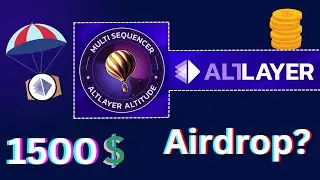 Alt Layer FREE Airdrop💲Multi sequencer {Galxe OAT}