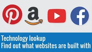 Find out what websites are built with using wappalyzer