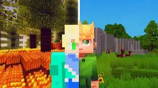 HYTALE E MINECRAFT LADO A LADO