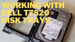 Working with Dell T7820 Disk trays