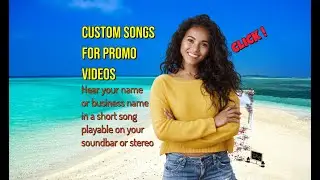 Your Own Custom AI Song Video - create custom music for your promo videos