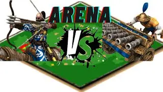 AGE OF EMPİRES 2 TÜRKÇE | 1v1 ARENA | KUMANLAR İLE ERKEN RUSH NASIL YAPILIR | 