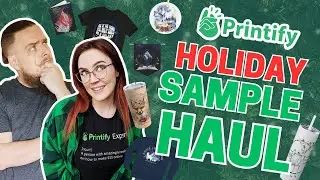 ULTIMATE Printify Product Sample Haul Review for Etsy🎄
