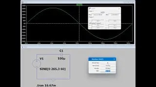 Calculating the RMS Voltage Across a Capacitor given the Current || LTSpice Edition
