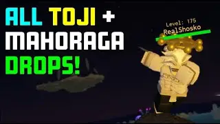 Toji + Mahoraga Guide! ALL DROPS Showcase! Legends ReWritten