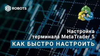 Setting up the MT5 terminal: Lesson 2: How to quickly set up the MetaTrader 5 terminal