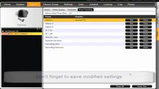 Standalone NVR XNR-4200 Demo 6-7: Motion Detection